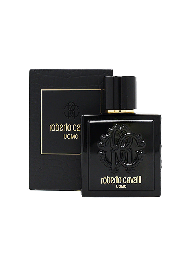 香水(男性用) Roberto Cavalli Uomo Parfum Roberto Cavalli Uomo for Men - 3.3 oz Parfum Spray : Amazon